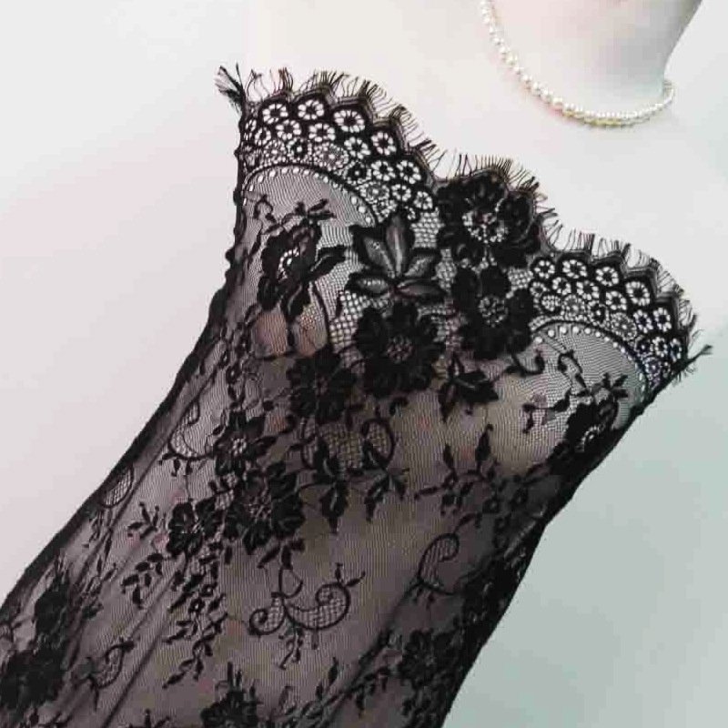 Lace Trim Eyelash Lace Lace Fabric for Loungewear Wholesale Supplier 9